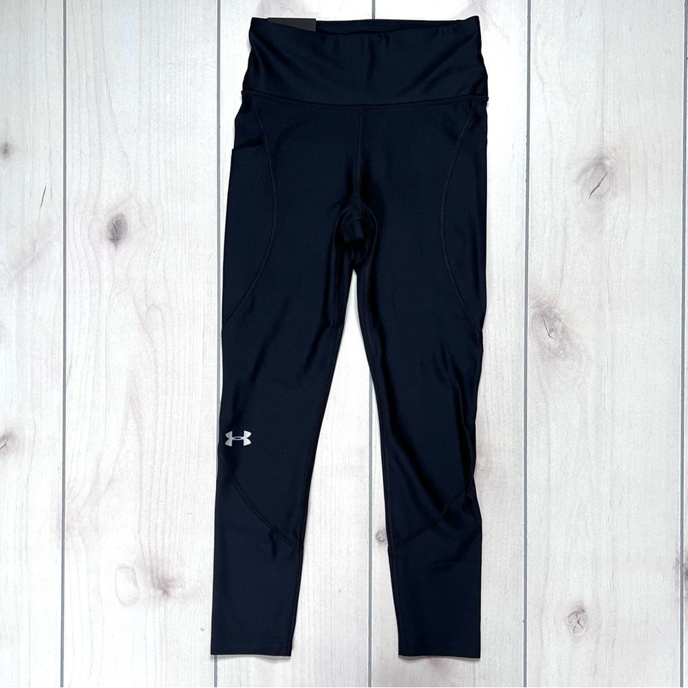 NWT Under Armour High Rise Compression Crop Legging Pocket Women’s Small